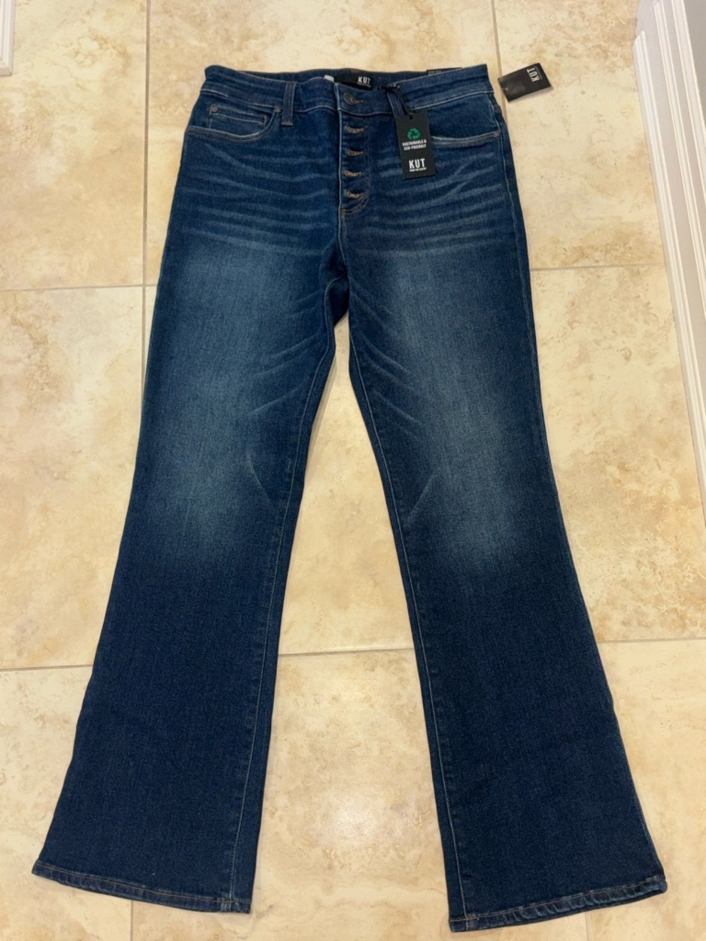 Kut from the Kloth Dark Blue Bootcut Jeans